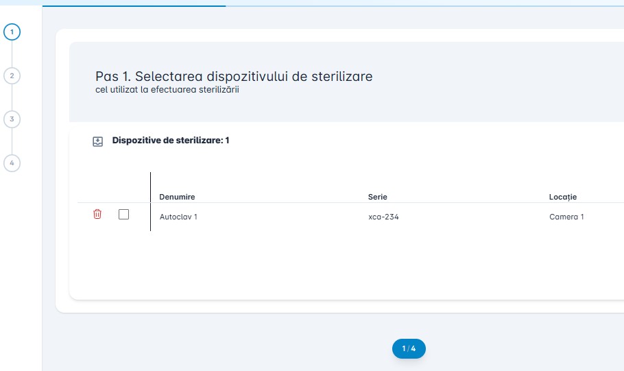Dispozitiv sterilizare