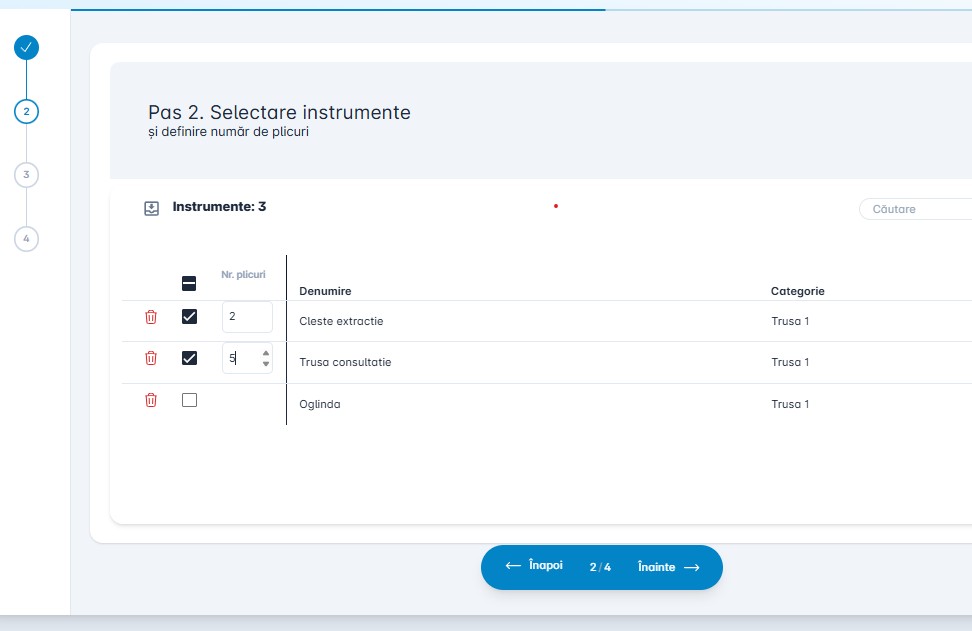 Instrumente sterilizare