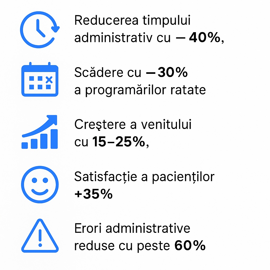 Rezultate digitalizare clinica medicala