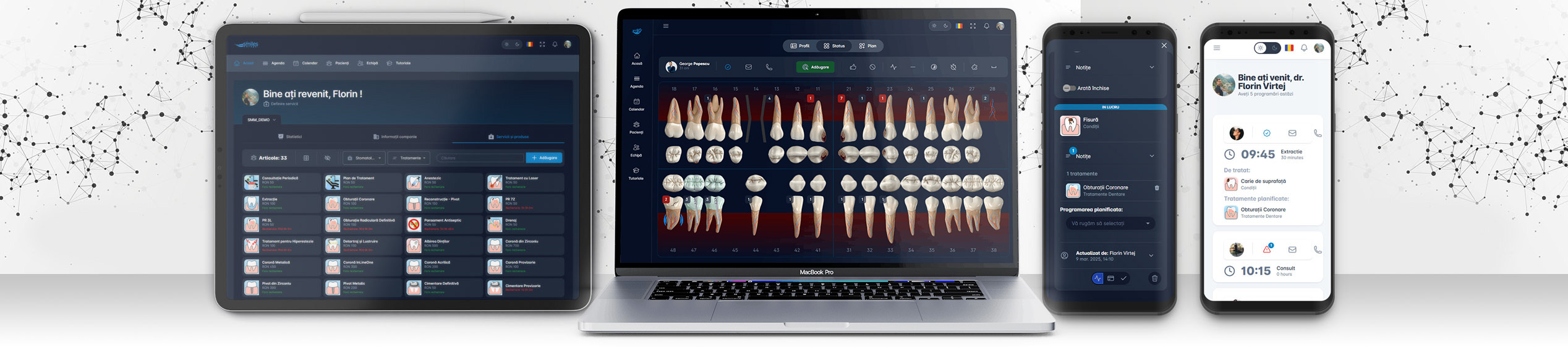Calendar digital stomatologic Smiles Manager
